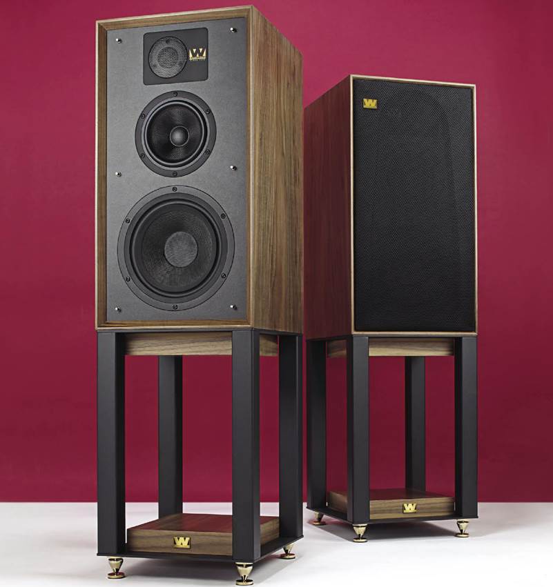 WHARFEDALE LINTON WITH FREE STANDS (Walnut), LOUDSPEAKER, STEREO, AUDIOPHILE, VINTAGE, SPEAKER, LOW BASS, CLEAR, DETAIL, MOVIE, CINEMA