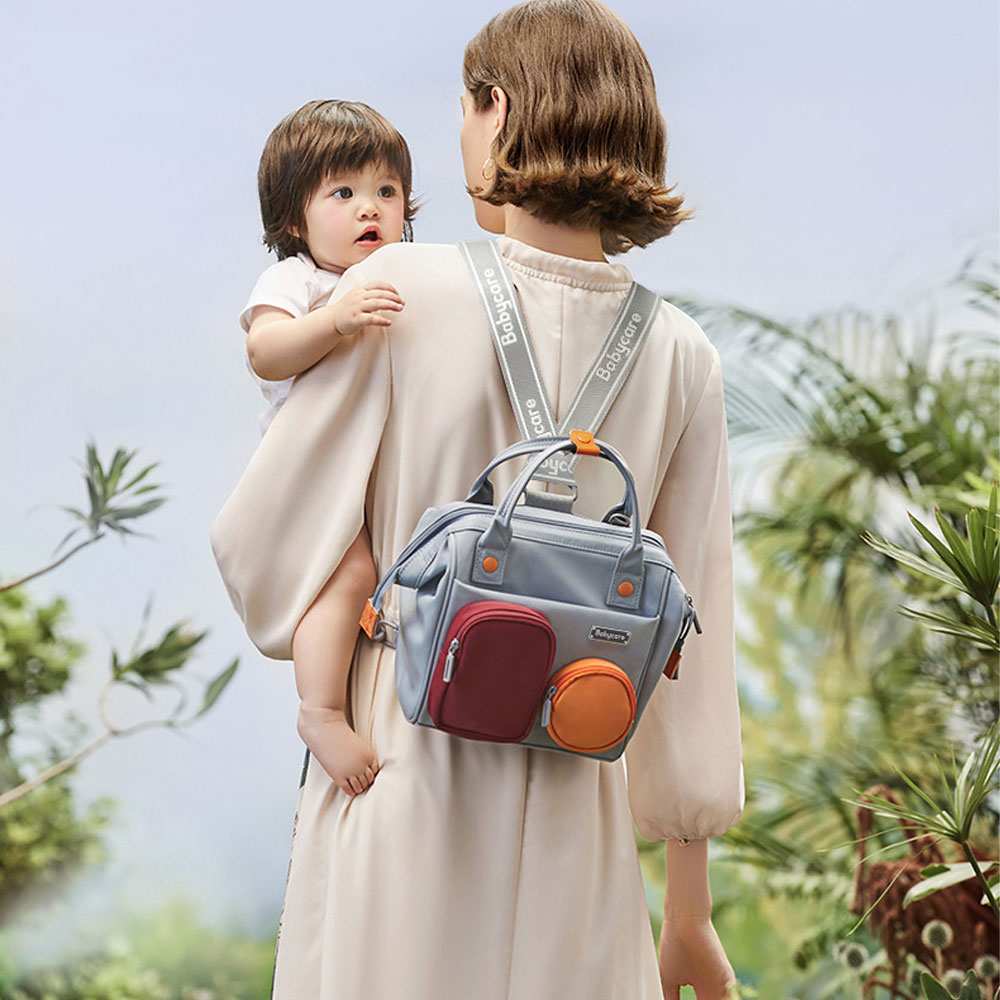 Babycare Mini Diaper Bag Backpack Waterproof Maternity Nappy Bag Changing Bags Multi-functional Fashion Travel Tote