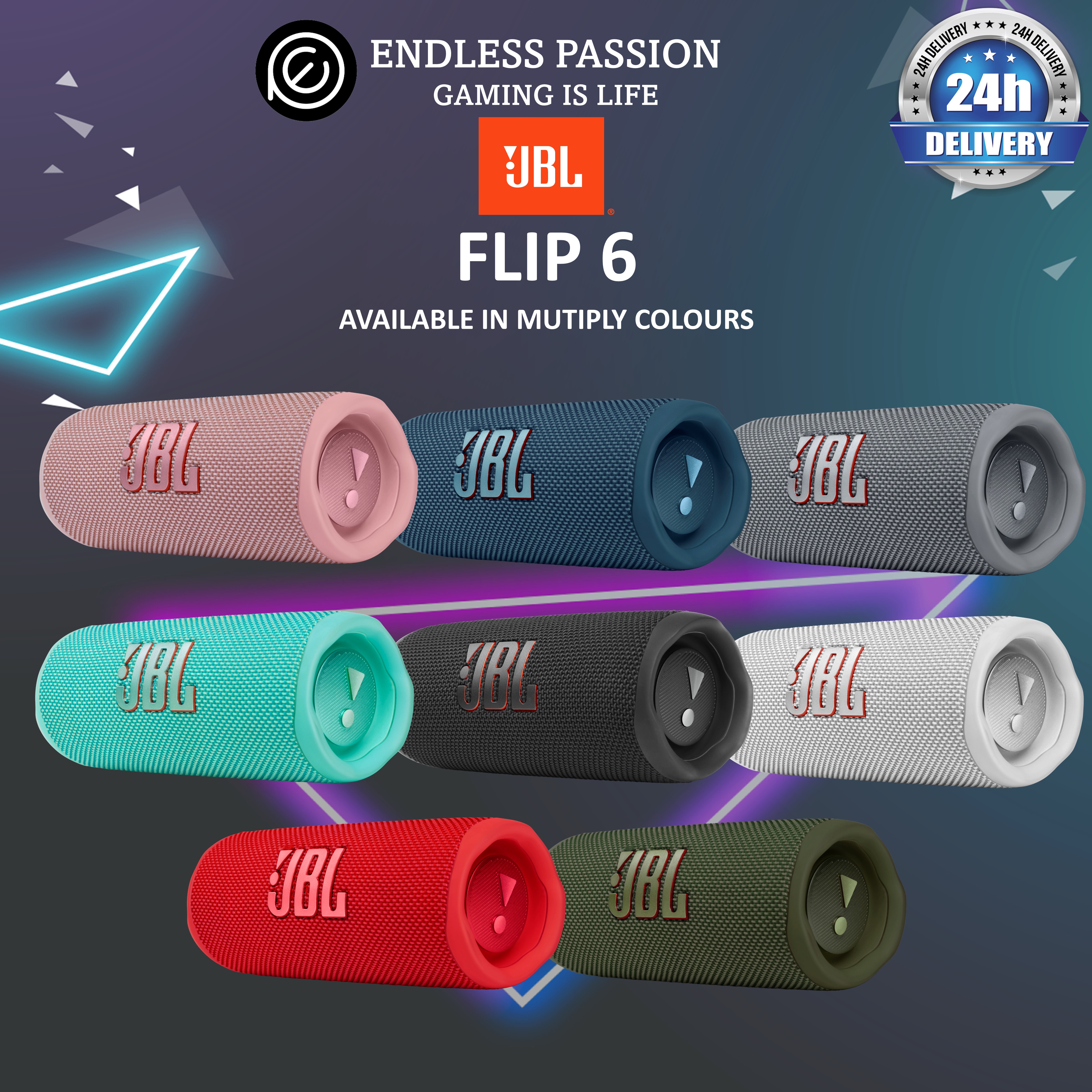 JBL Flip 6 Wireless Portable Speaker