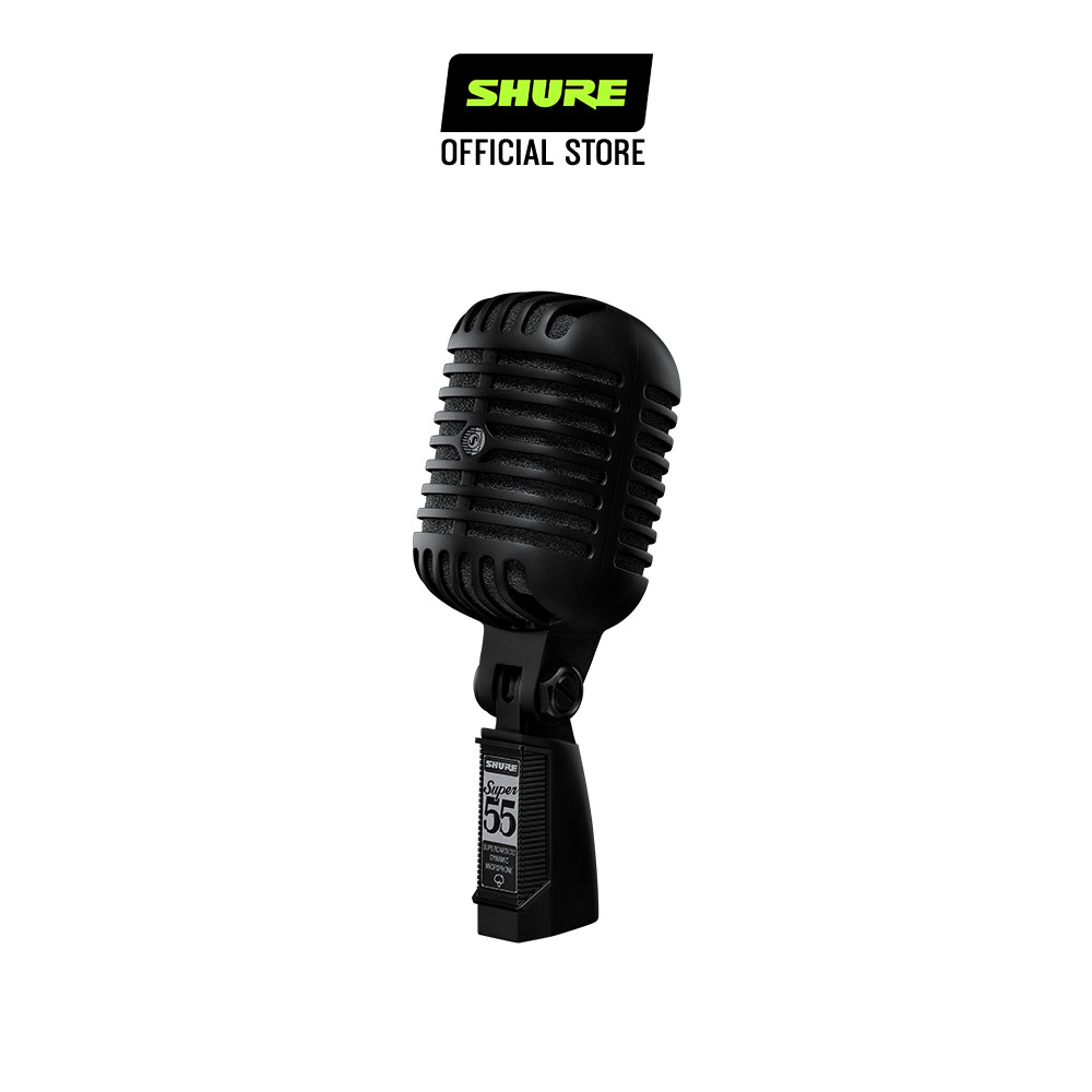Shure SUPER 55 Deluxe Vocal Microphone Pitch Black Edition