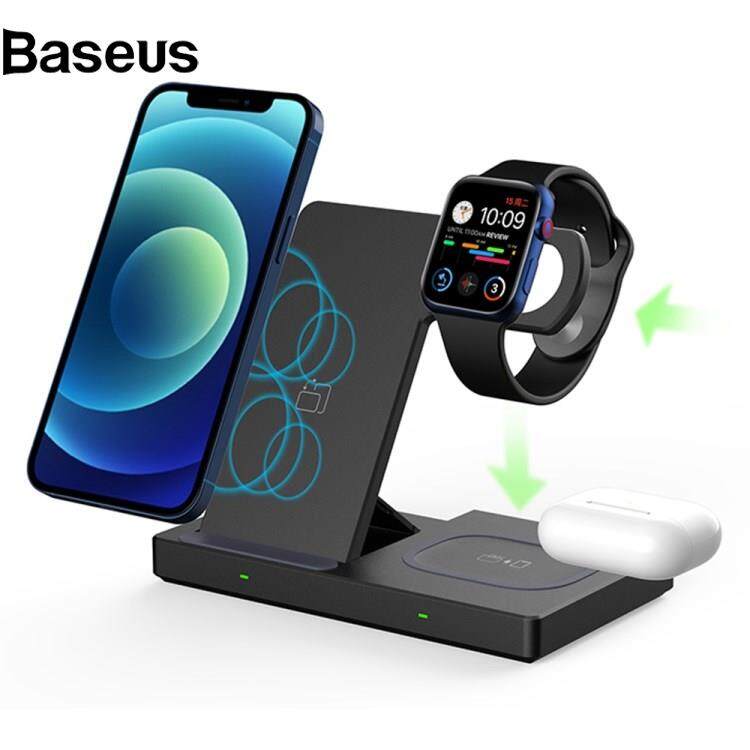 Baseus F16 Foldable Multi-Functional 2-in-1 15W Wireless Charger Wireless Charging Stand (Not Support for Smart Watch Wireless Charging)