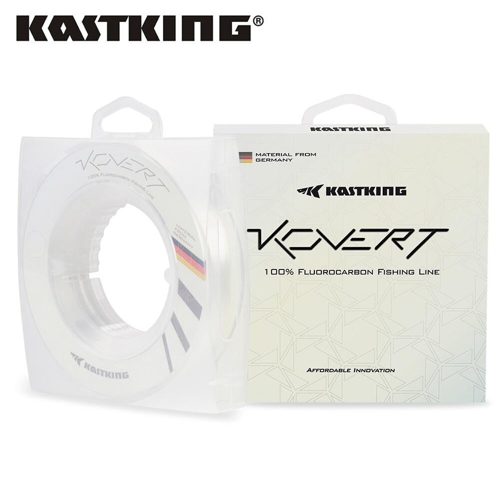 KastKing Kovert  Fluorocarbon Fishing Line 46m 183m 4-50LB 0.16-0.7mm 100% Carbon Sinking Fishing Line Strong Full Fluorocarbon Leader Line German Material