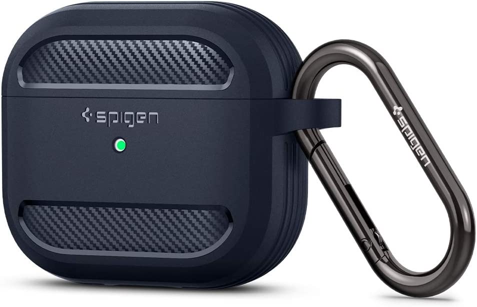 Spigen Compatible for AirPods 3 Case Rugged Armor - Charcoal Gray