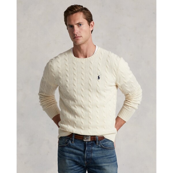 Polo Ralph Lauren Cable-Knit Wool-Cashmere Sweater (MNPOSWE16821269101)