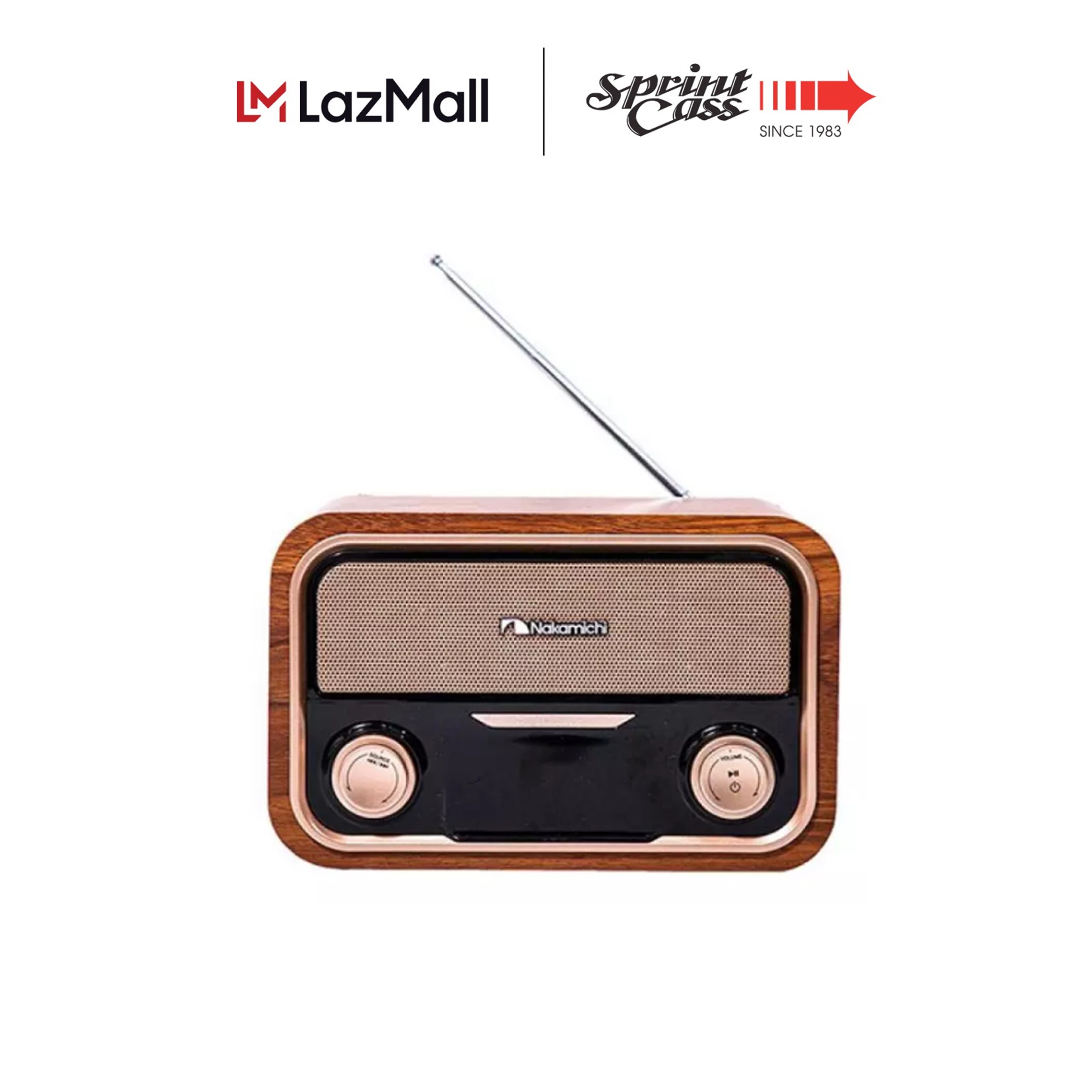 (NEXT DAY DELIVERY) Nakamichi Soundbox Lite Bluetooth Speaker With Radio FM