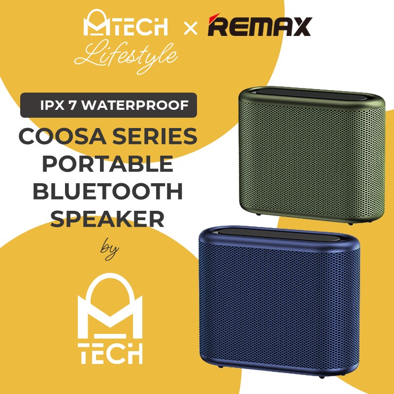 REMAX RB-M63 IPX7 Coosa Series Portable Waterproof Wireless Speaker