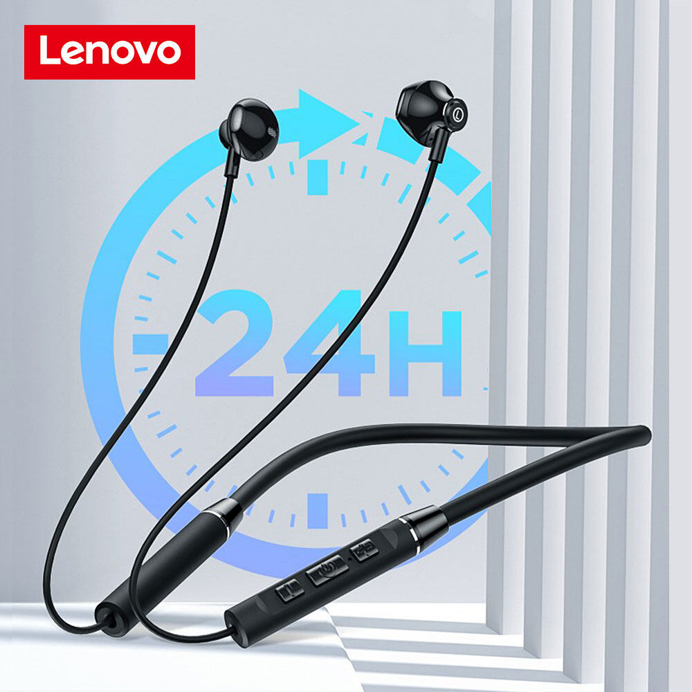 Lenovo QE08 TWS Bluetooth headset wireless sports hanging neck noise reduction HIFI stereo subwoofer
