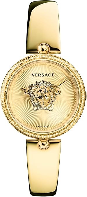 Versace Womens Champagne 34 mm Palazzo Empire Watch VECQ00618