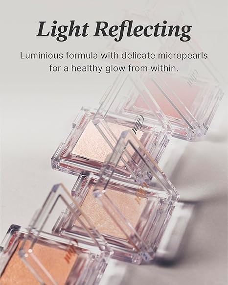 Glint Dewy Highlighter (Chrome Baby, 0.17oz) - Luminous Glow, Infused with Micropearls, Shiny Illuminator.